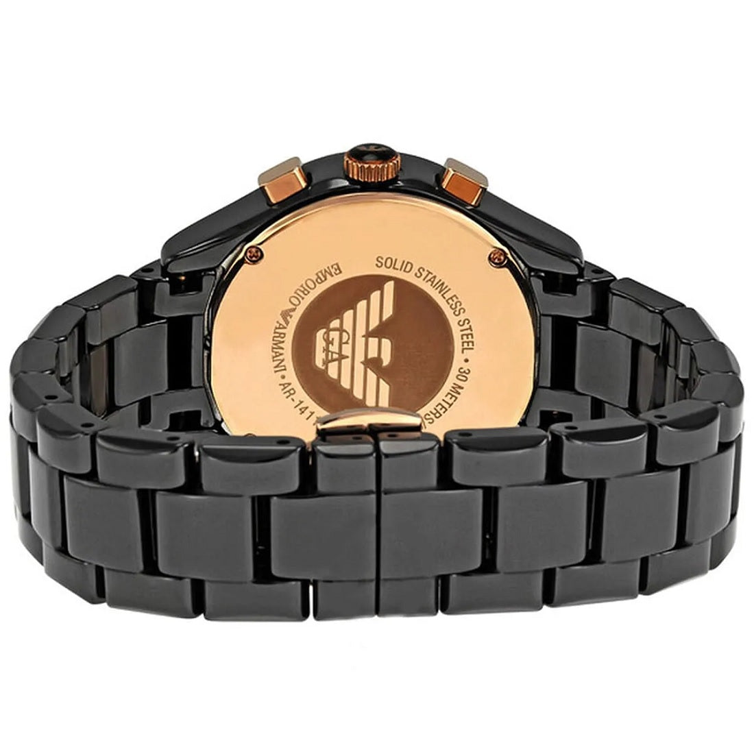 Emporio Armani AR1411 watch back case view
