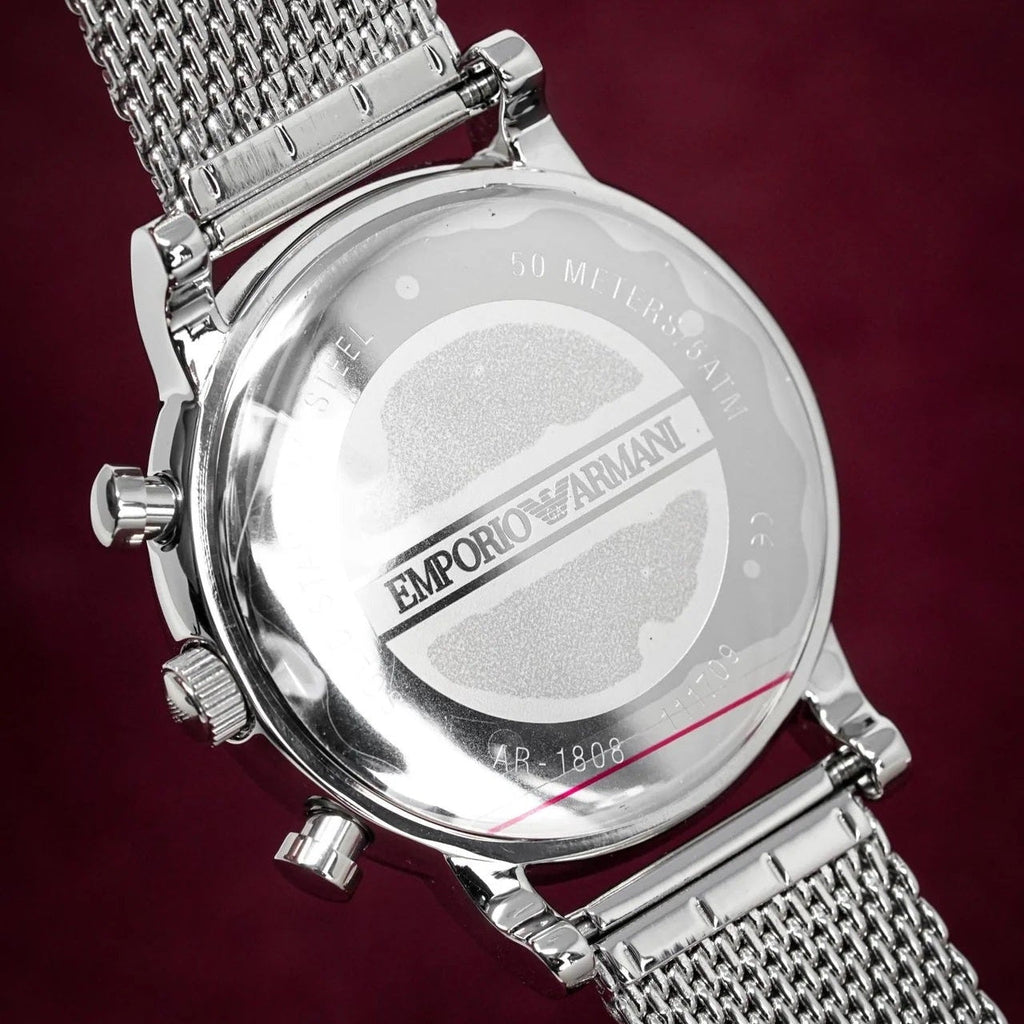 Emporio Armani AR1808 stainless steel caseback