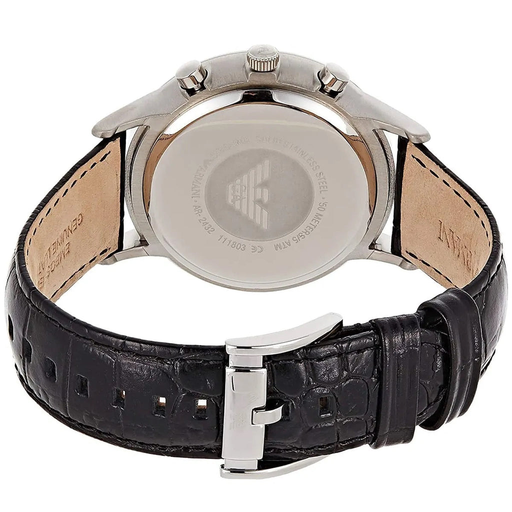 Emporio Armani AR2432 Classic Men's Silver & Black Watch