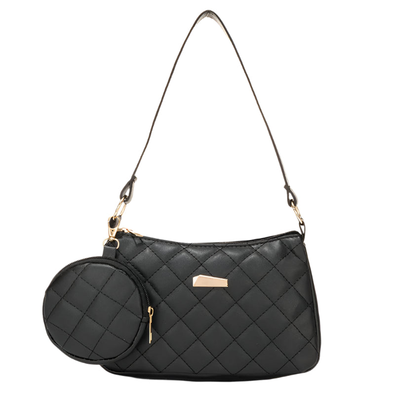 Kenike women's shoulder bag hardware close-up detail