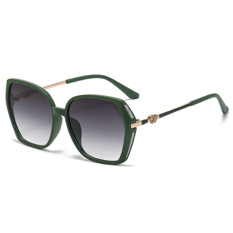 Kenike women's UV resistant large frame sunglasses C1 variant