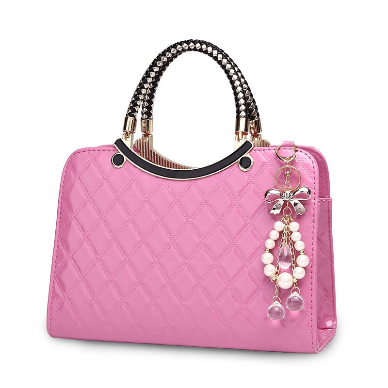 Kenike Lingge shoulder bag hardware and flap detail