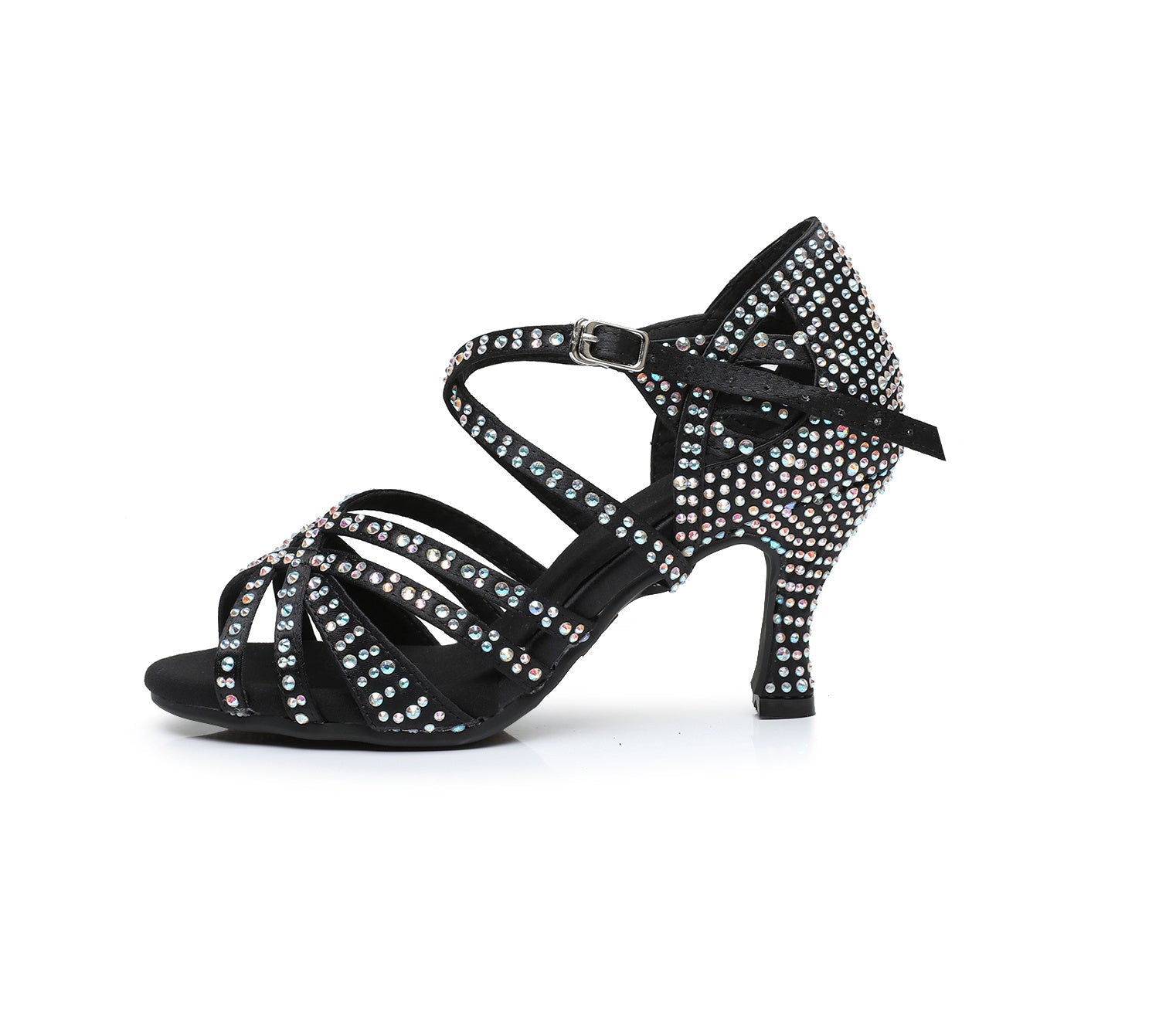 Kenike women's diamond Latin dance shoes alternate view