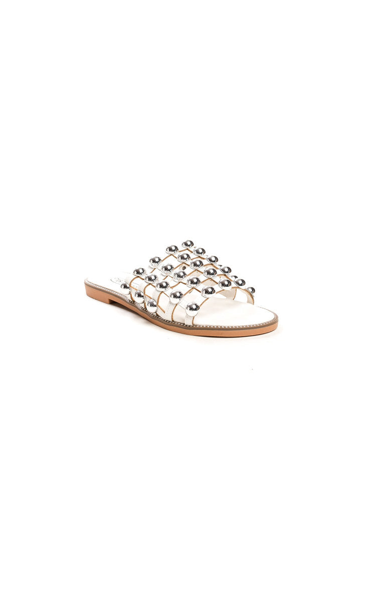 Kenike open toe studded sandal final close-up