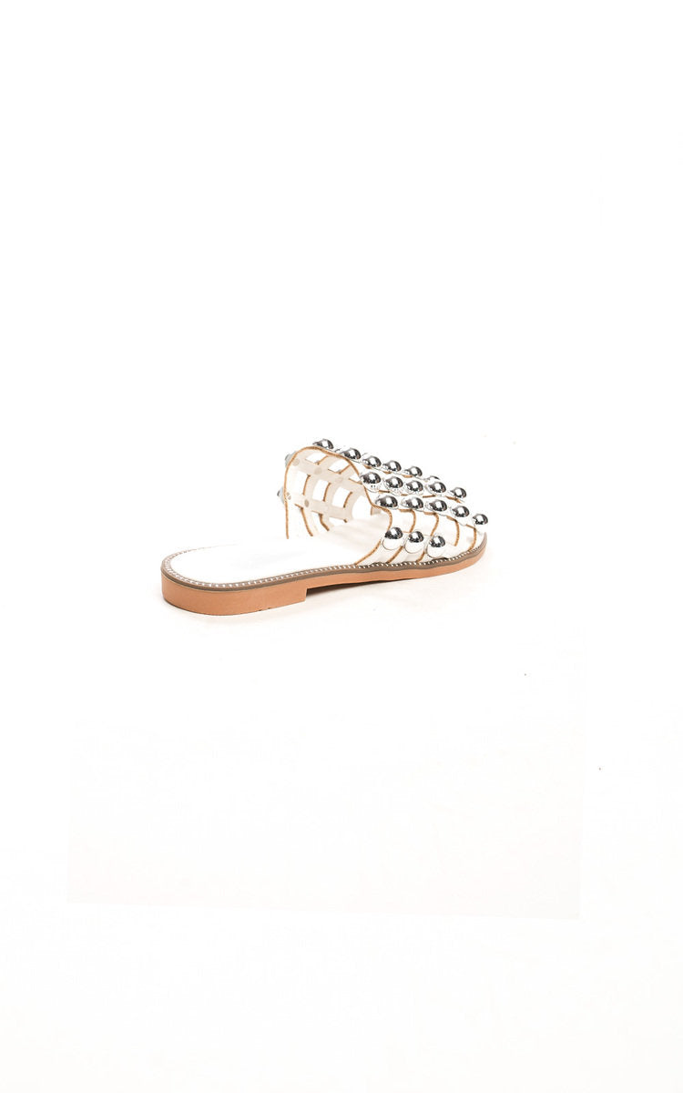 Kenike studded caged sandal final side detail