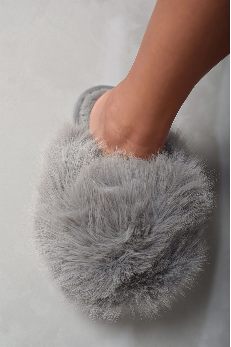 Kenike faux fur winter sandals final variant view