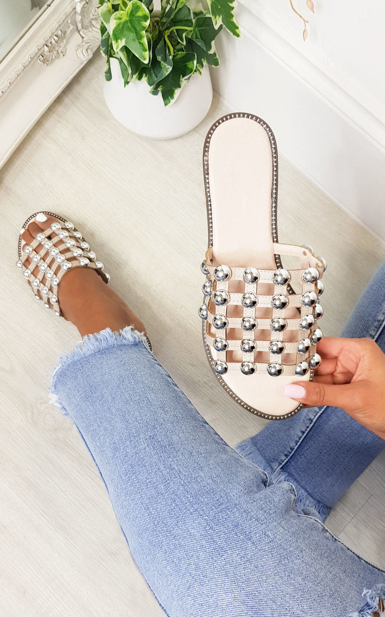 Kenike caged open toe sandals variant side profile
