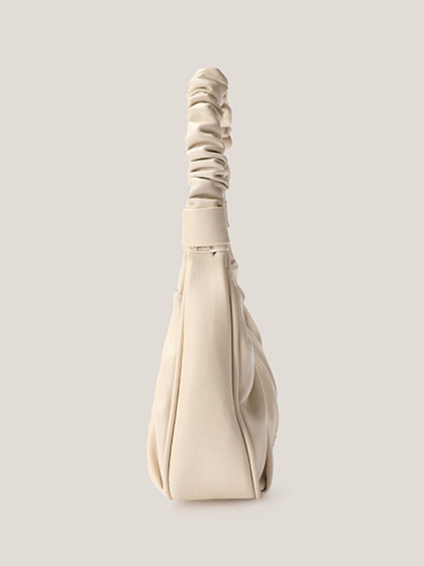 Kenike women's cloud pleat underarm baguette bag feature image