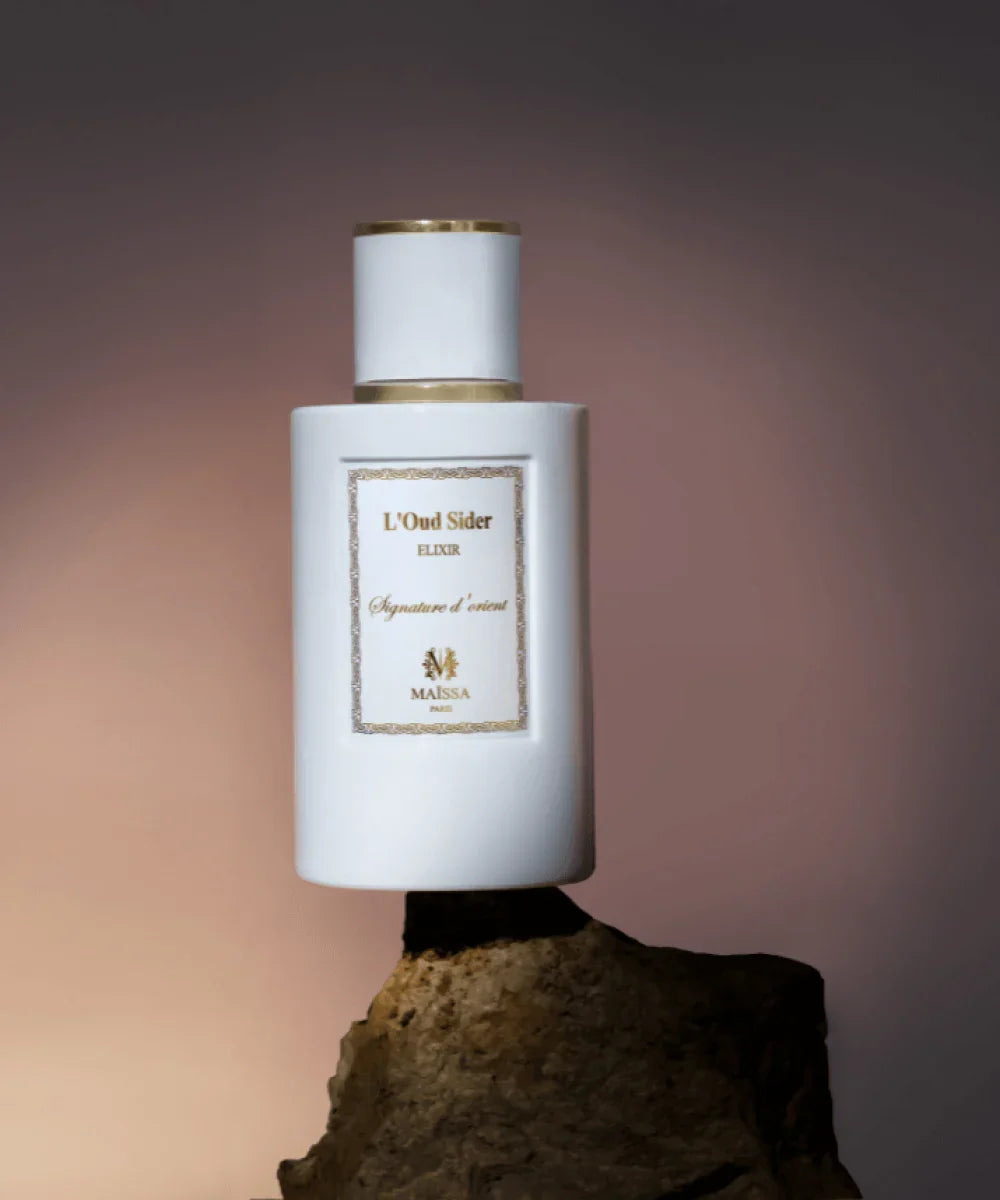 Maïssa L’Oud Sider luxury woody gourmand fragrance product image