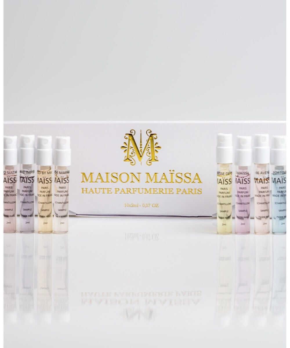 Maïssa Kit Echantillon N3 luxury perfume sample set packaging
