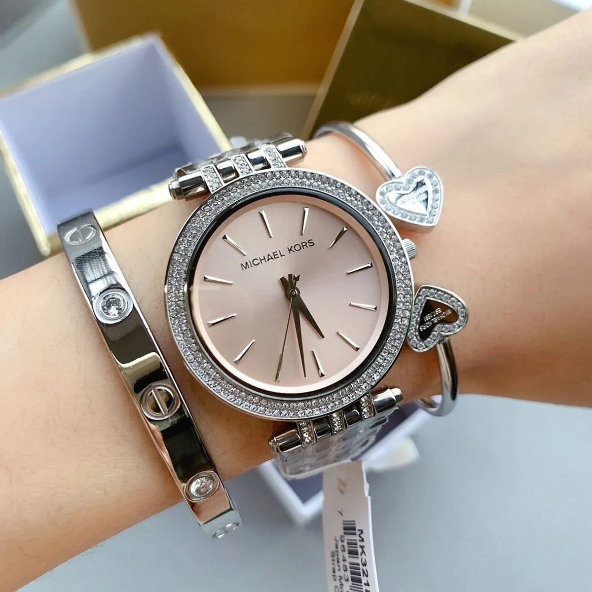 Michael Kors MK3218 Darci watch on wrist