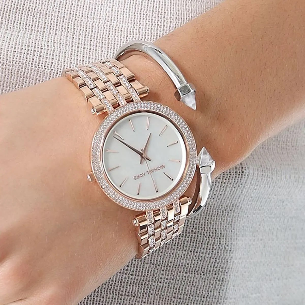 Michael Kors MK3220 Darci watch on wrist