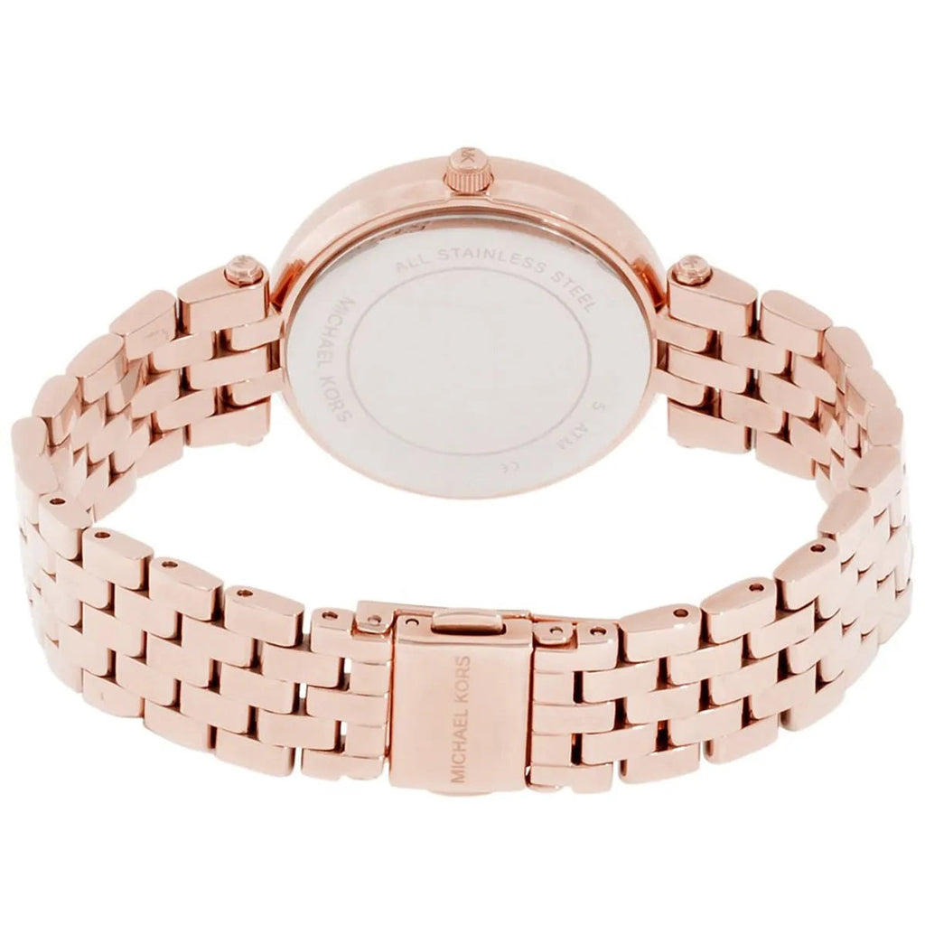 Michael Kors MK3366 caseback and clasp view