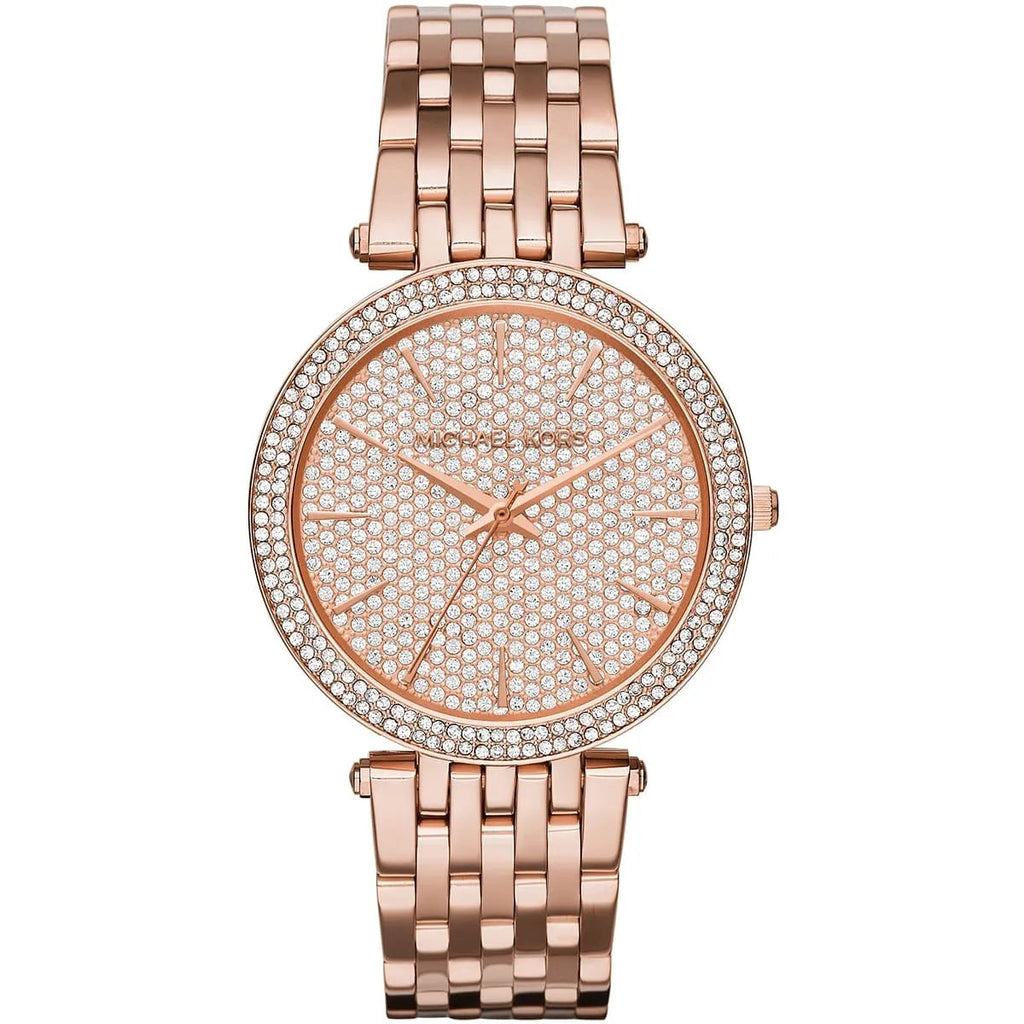 Michael Kors MK3439 Darci rose gold watch front view