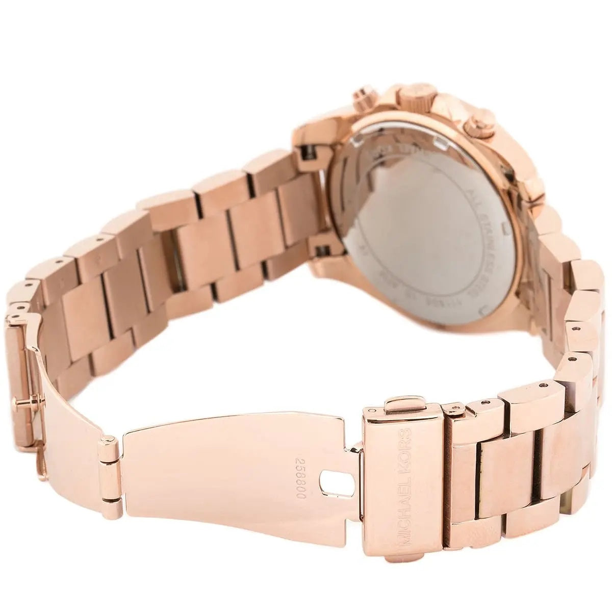 Michael Kors MK5263 rose gold watch back view