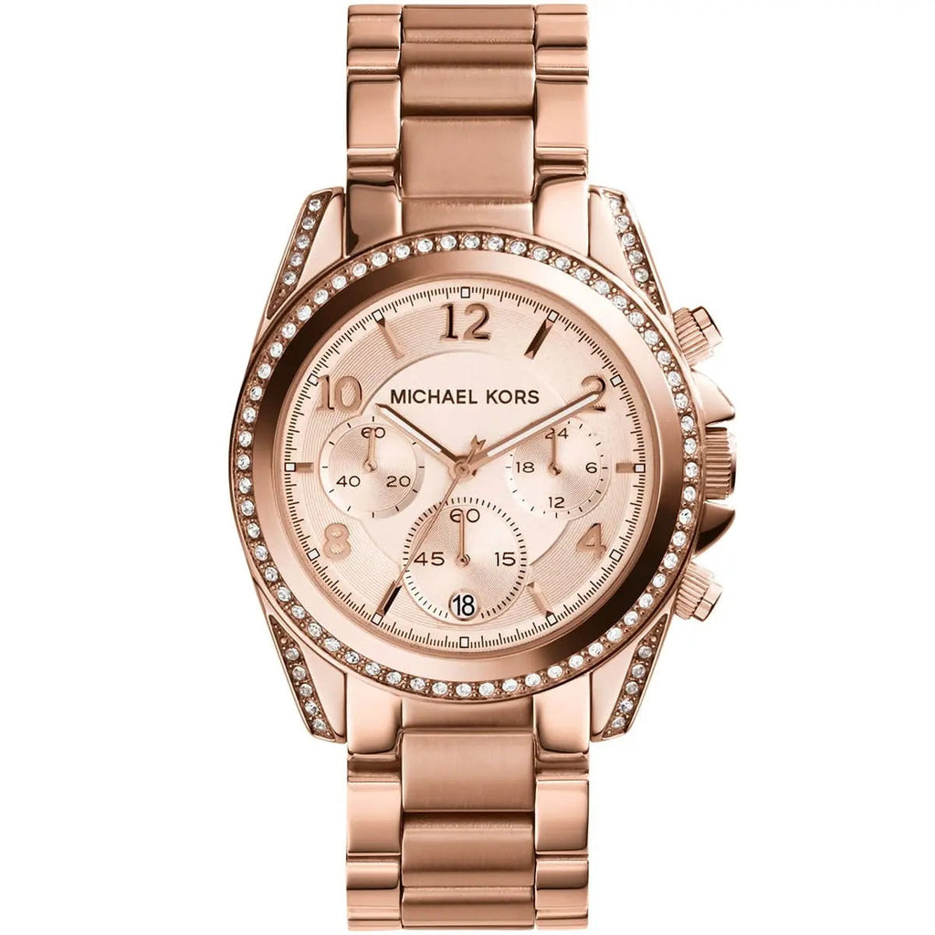 Michael Kors MK5263 Blair rose gold watch front view