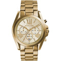 Michael Kors MK5605 Bradshaw gold watch front view