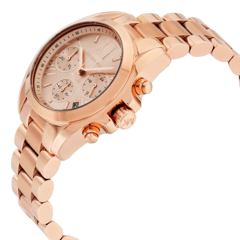 Michael Kors MK5799 rose gold dial close-up