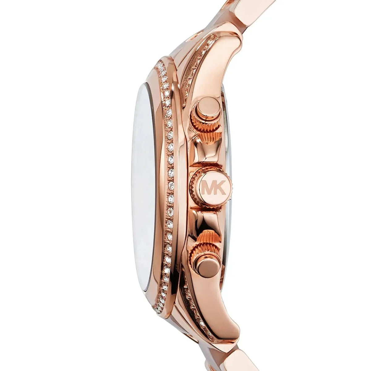 Michael Kors MK5943 rose gold watch side view