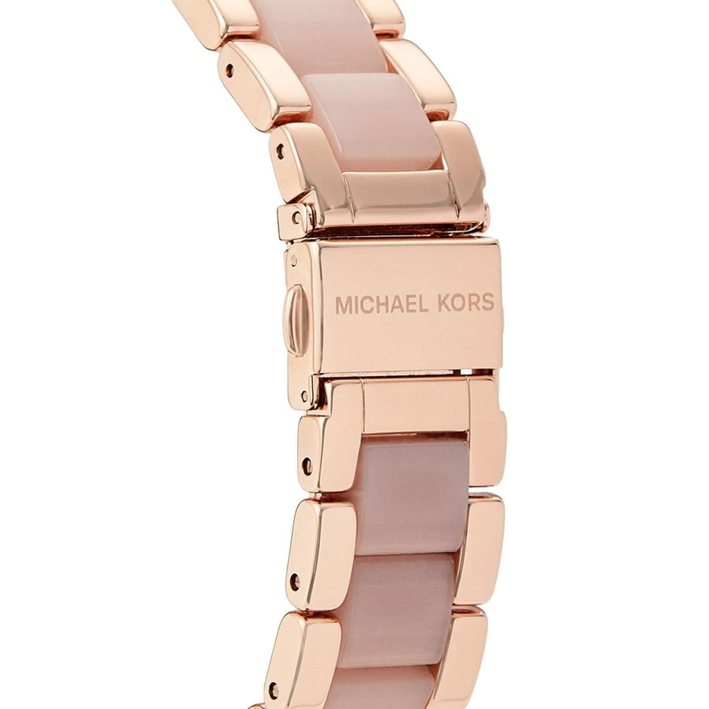 Michael Kors MK6096 rose gold bracelet detail