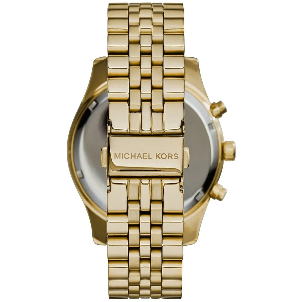 Michael Kors MK8286 gold watch clasp view