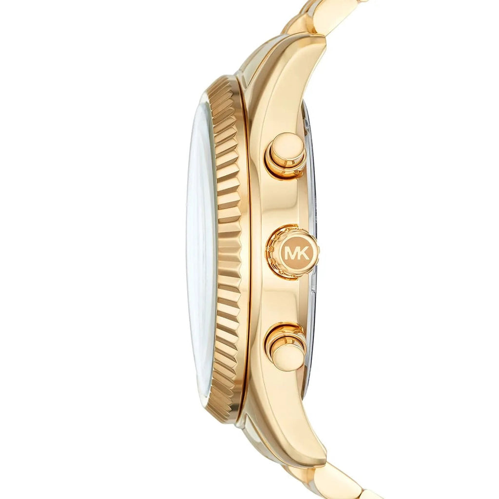 Michael Kors MK8494 gold watch side view