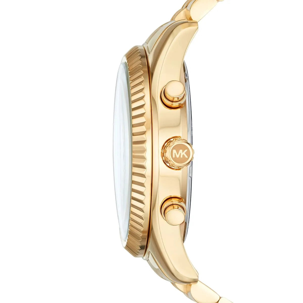 Michael Kors MK8494 gold watch side view
