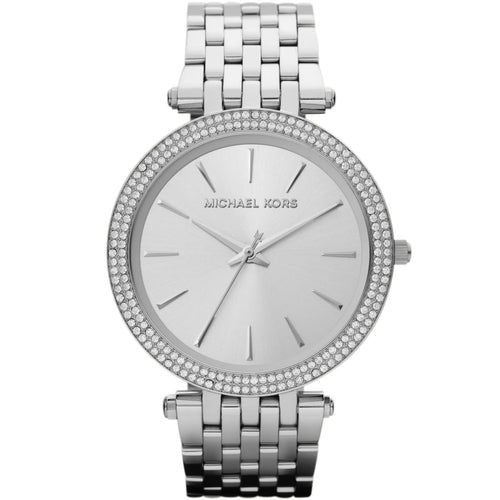 Michael Kors MK3190 Darci silver watch front view