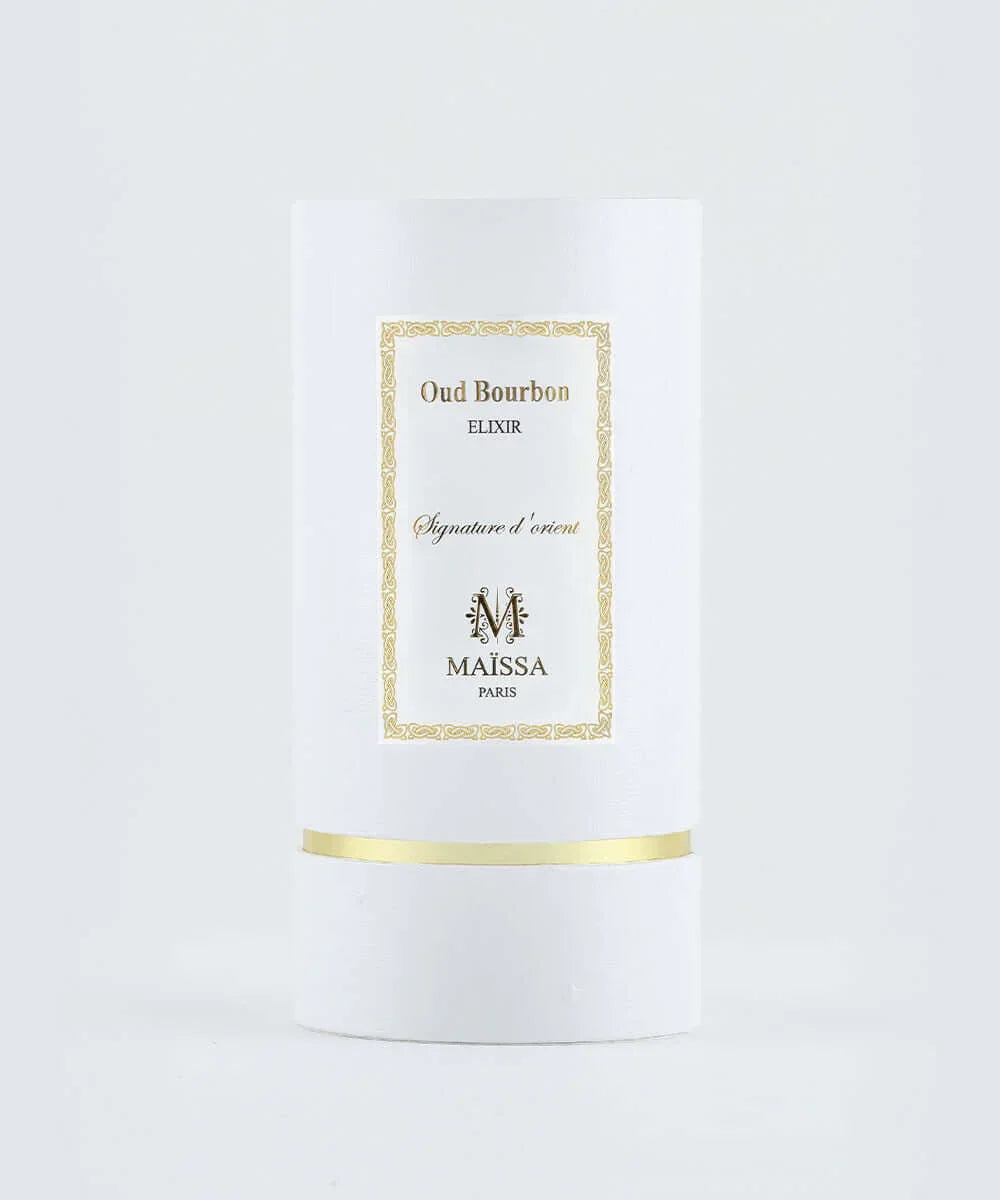 Maïssa Oud Bourbon Eau de Parfum 100ml luxury bottle detail