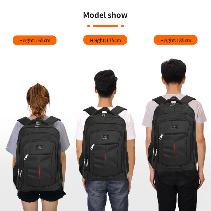 Kenike laptop backpack size and laptop storage detail