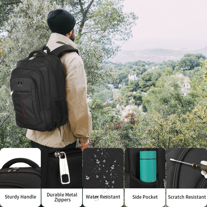 Kenike waterproof travel backpack model lifestyle image
