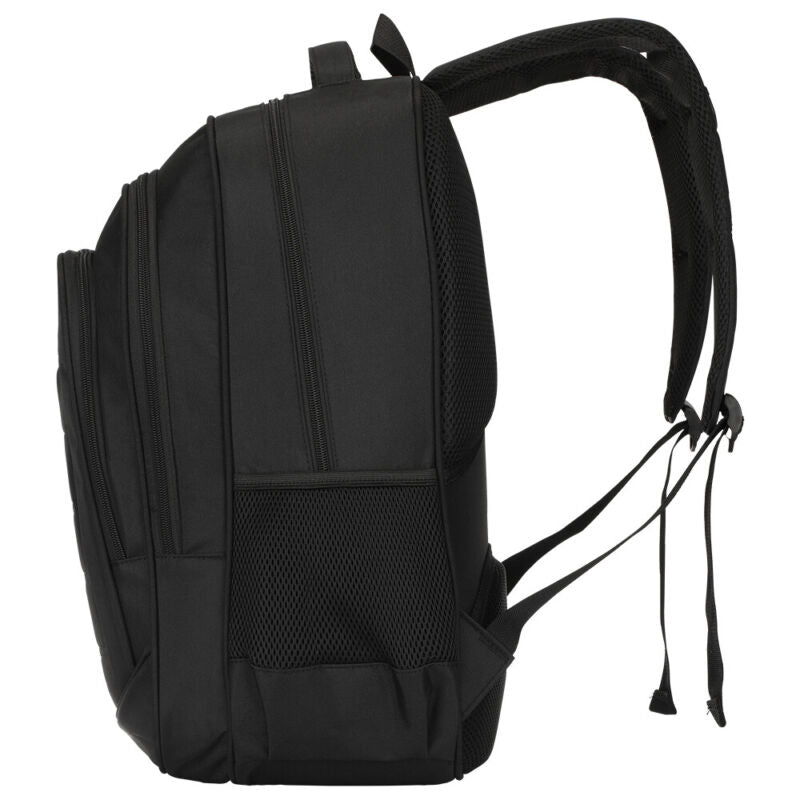 Kenike men's anti-theft backpack rear panel and straps