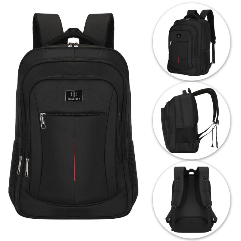 Kenike waterproof backpack USB and pocket detail