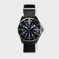 Rotate North Tempest Automatic Navigator watch in Seal Black