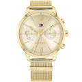Tommy Hilfiger 1782302 Blake gold mesh watch front view