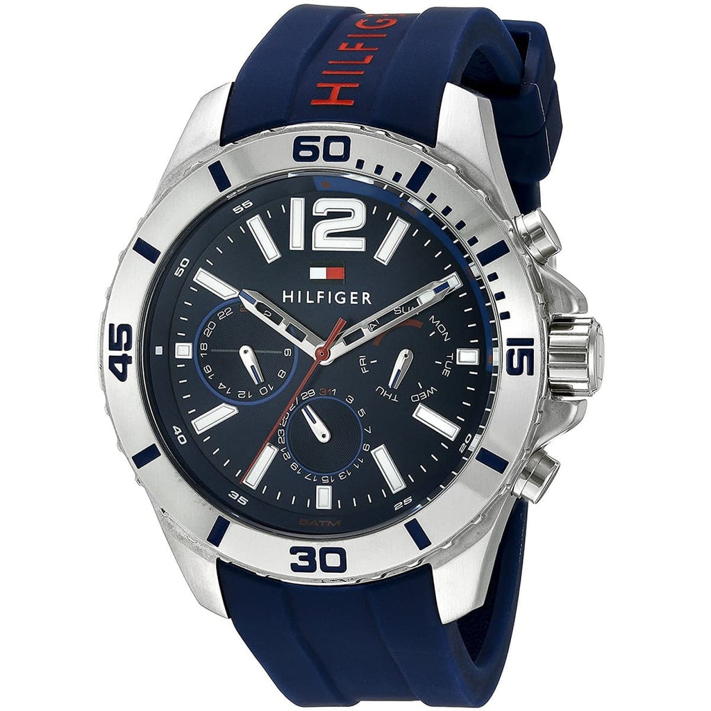 Tommy Hilfiger 1791142 blue dial close-up