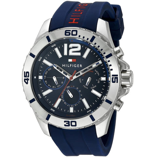 Tommy Hilfiger 1791142 blue dial close-up