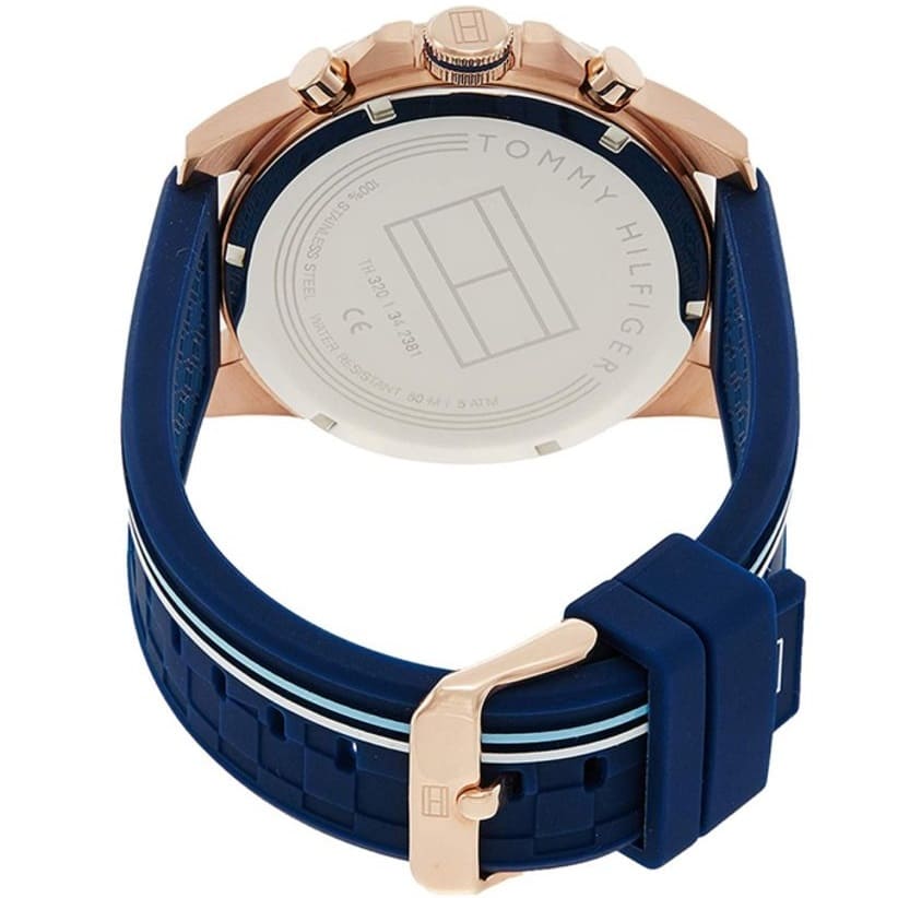 Tommy Hilfiger 1791474 blue strap clasp detail