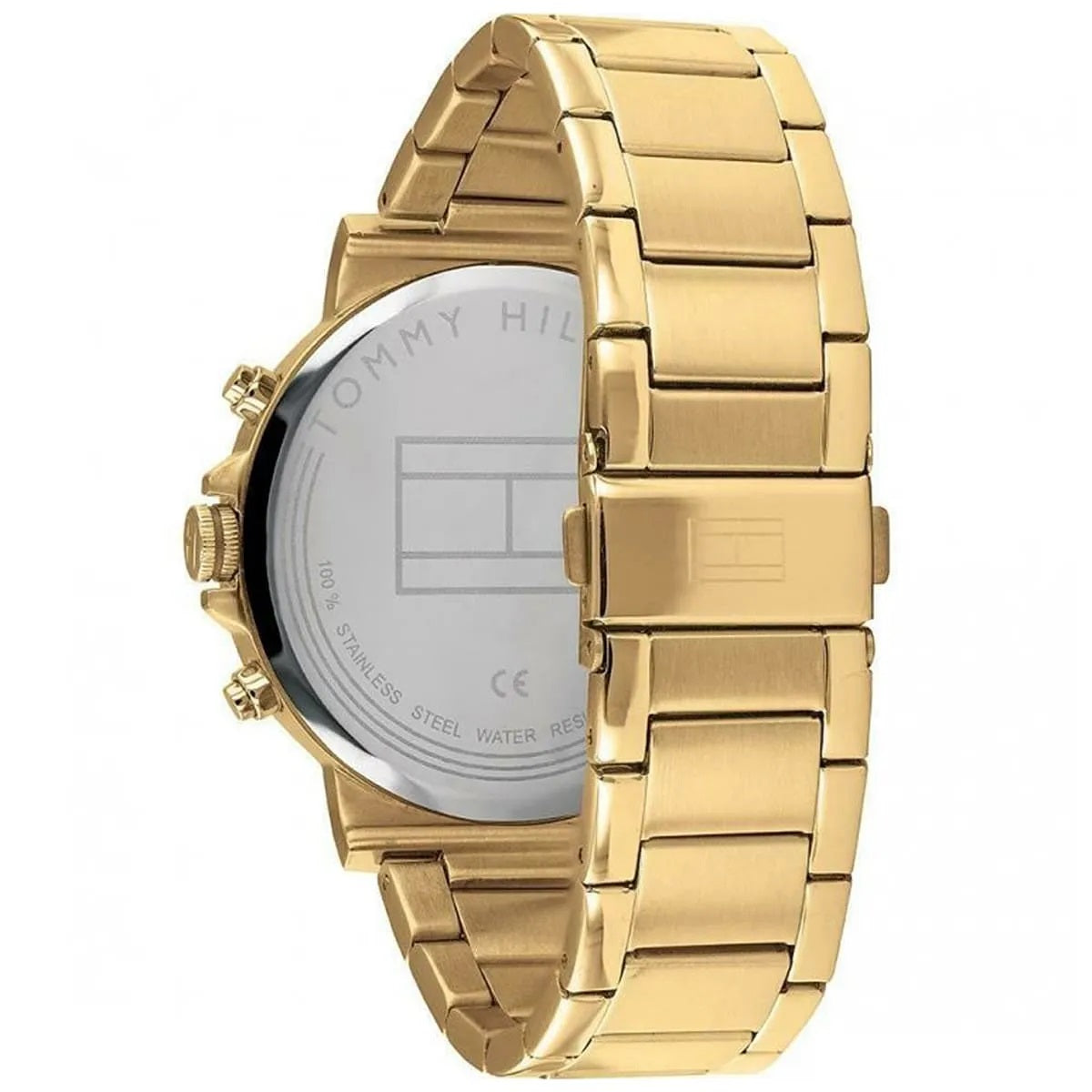 Tommy Hilfiger 1791538 gold men’s watch angled view