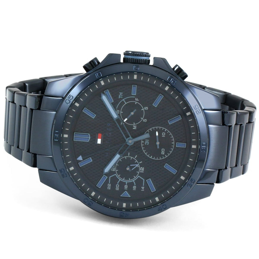 Tommy Hilfiger 1791560 Decker blue dial detail