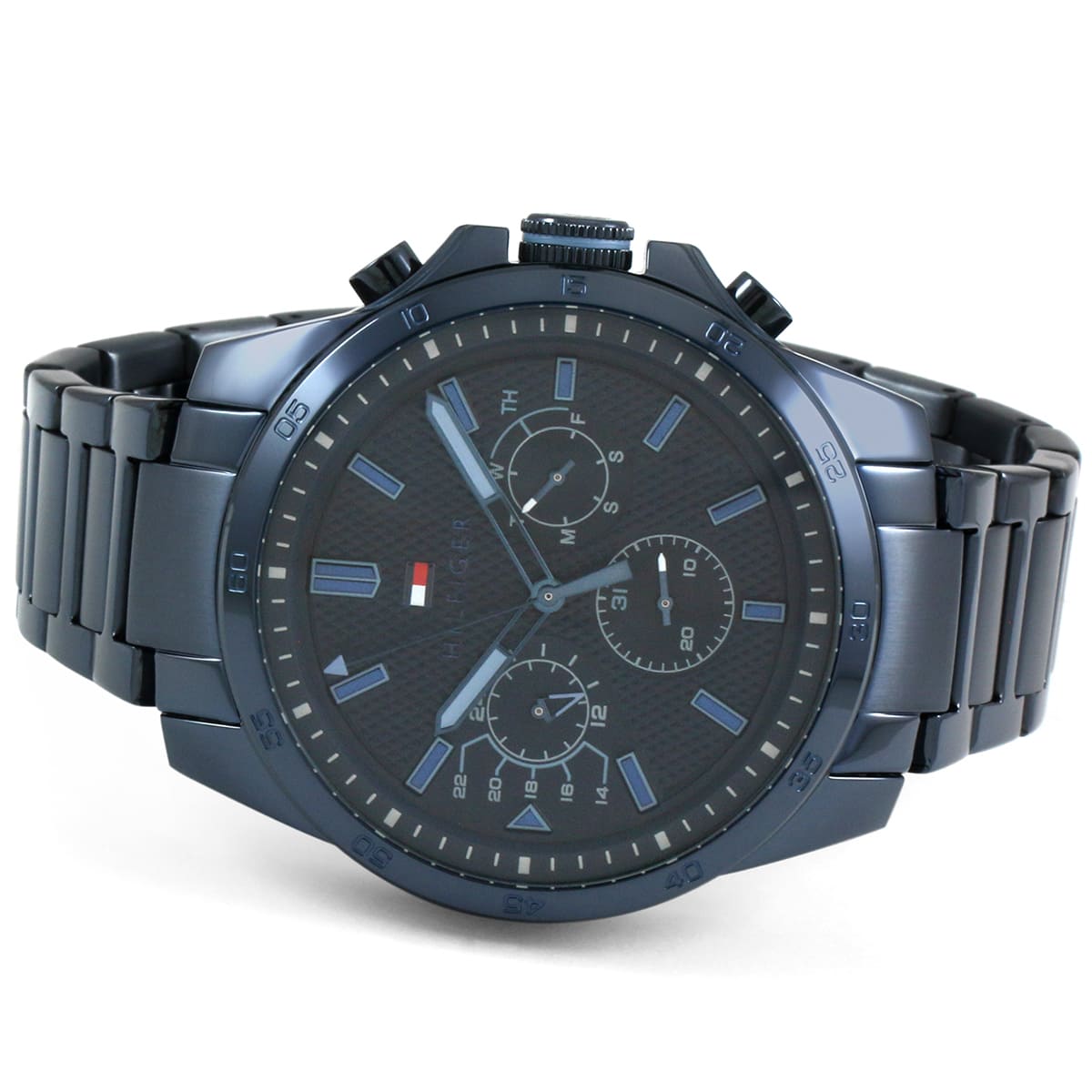 Tommy Hilfiger 1791560 Decker blue dial detail