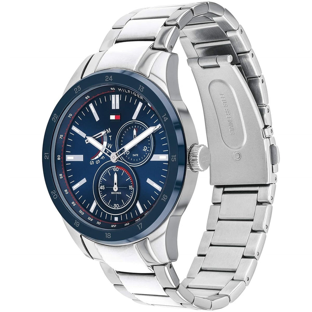 Tommy Hilfiger 1791640 men’s watch side view with stainless steel case