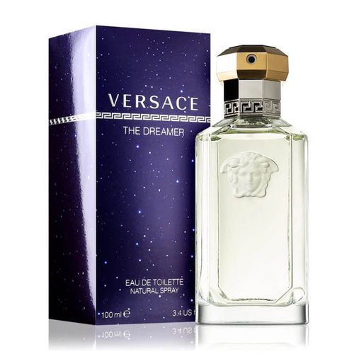 Versace The Dreamer Eau de Toilette 100ml fragrance packaging detail
