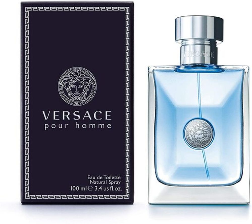 Versace Pour Homme Eau de Toilette 100ml bottle and box product image