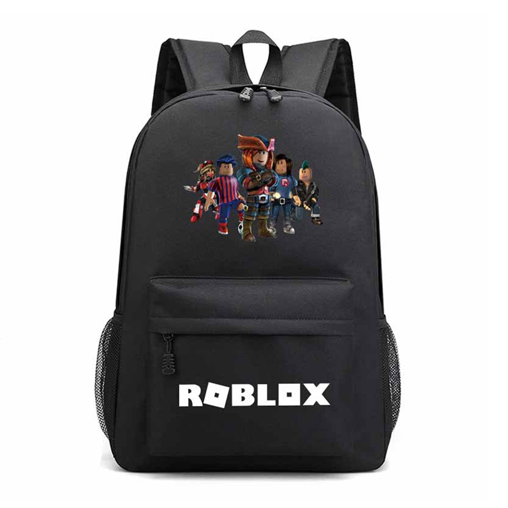 Kenike black kids 3D game style school backpack variant