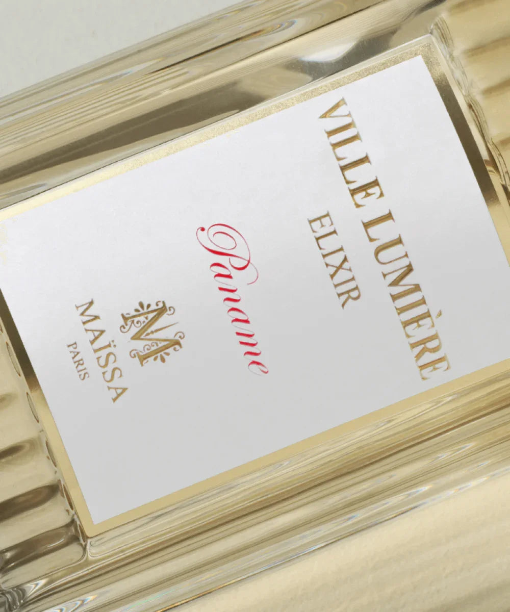 Maïssa Ville Lumière luxury fragrance bottle detail image
