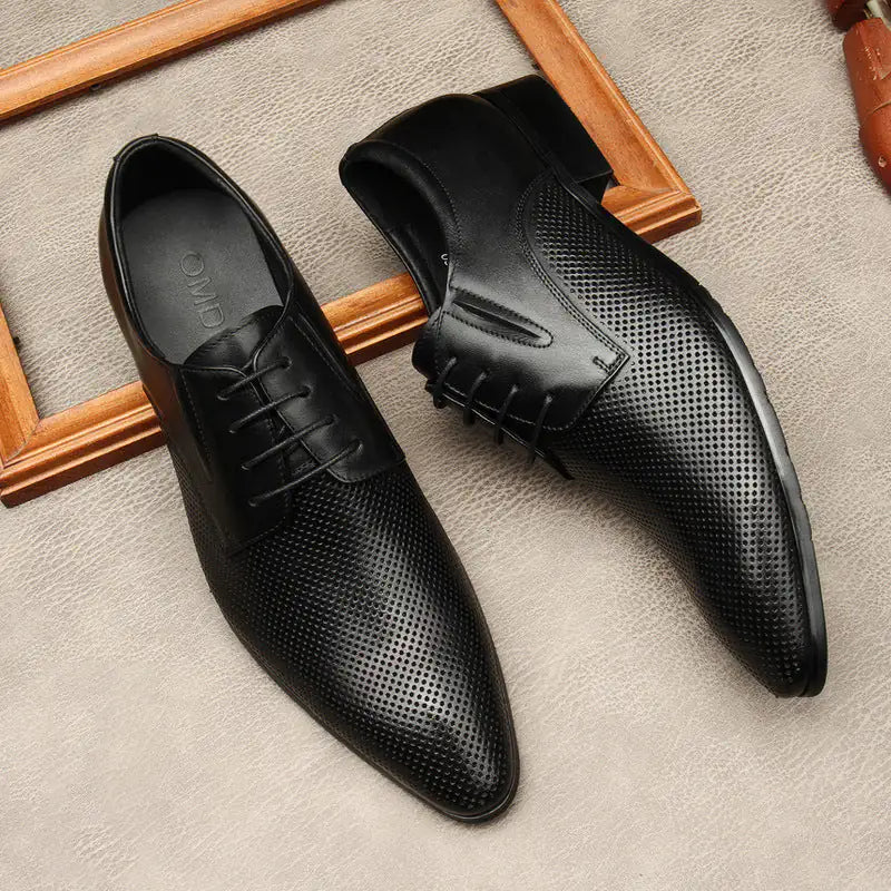 Vivace Charm Italian dress shoes toe detail